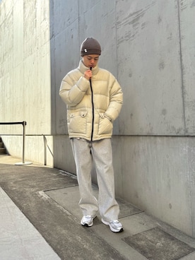 「halo commodity（ハロ　コモディティー）のアイテム」を使った、reさん（メンズ・173cm）の冬コーディネート