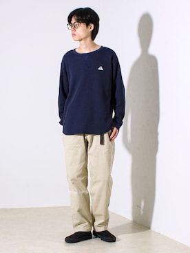 「グラミチ」｜reさん（メンズ・173cm）の秋コーディネート