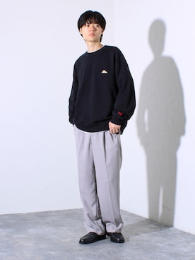 「アイテム（トップス）」を使った、reさん（メンズ・173cm）の夏コーディネート