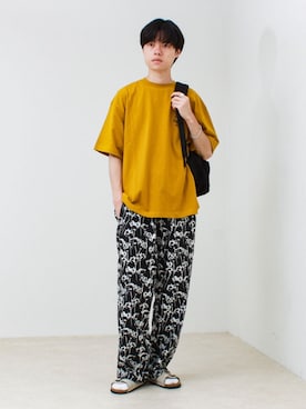 「PACKING（パッキング）のアイテム」を使った、reさん（メンズ・173cm）の夏コーディネート