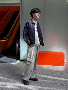 reさん（メンズ・173cm）の春コーディネート