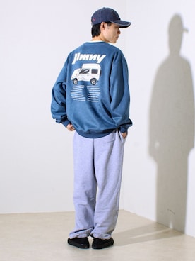 「GLOSTER（グロスター）のアイテム（帽子）」を使った、reさん（メンズ・173cm）の秋コーディネート