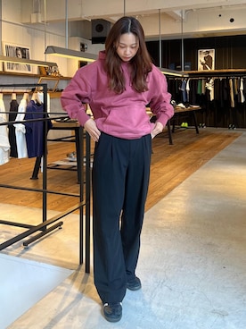 「アイテム（スウェット）」を使った、YUIさん（レディース・162cm・20代）の夏コーディネート