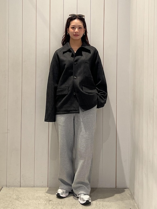 George Wool Wide Two Tuck Pants