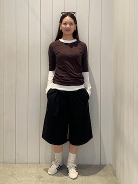 「Saturdays NYC（サタデーズ ニューヨークシティ ）のアイテム」を使った、YUIさん（レディース・162cm）の春コーディネート