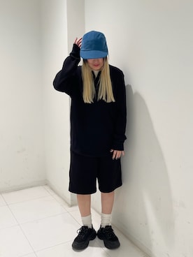 「OVERRIDE（オーバーライド）のアイテム」を使った、YUIさん（レディース・157cm）の秋コーディネート