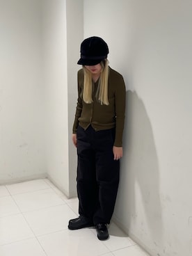 「OVERRIDE（オーバーライド）のアイテム」を使った、YUIさん（レディース・157cm）の秋コーディネート