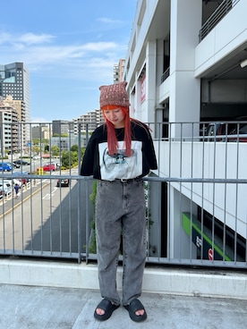 「ネコミミ」｜YUIさん（レディース・157cm）の夏コーディネート