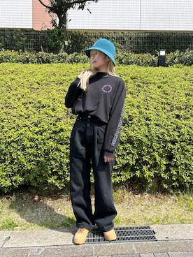 YUIさんの（KANGOL | カンゴール）を使ったコーディネート