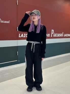 「arth（アース）のアイテム（キャップ）」を使った、YUIさん（レディース・157cm）の秋コーディネート