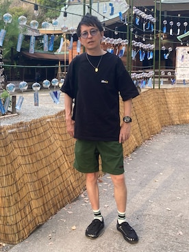 「Tendence（テンデンス）のアイテム」を使った、kjmaさん（メンズ・173cm）の夏コーディネート