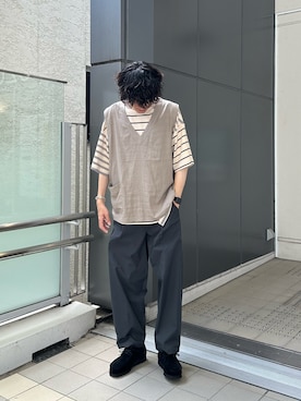 相原圭汰さん(メンズ・181cm)の夏コーディネート