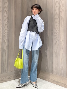 「サステナブル」｜yukiさん（レディース・165cm）の冬コーディネート