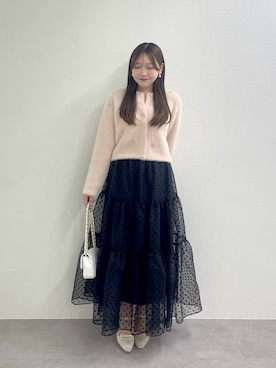 「ピンクニット」｜Rikoさん（レディース・158cm）の秋コーディネート