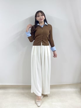 Rikoさん（レディース・158cm）の秋コーディネート