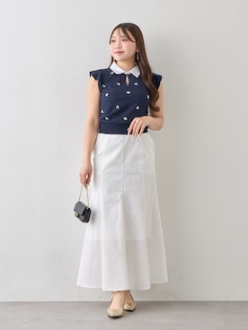 Rikoさん（レディース・158cm）の春コーディネート