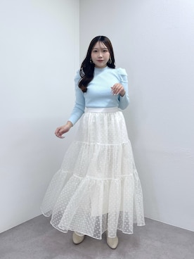 「ブルーコーデ」｜Rikoさん（レディース・158cm）の秋コーディネート