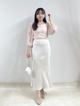 「フロッキーチュール」｜Rikoさん（レディース・158cm）の夏コーディネート