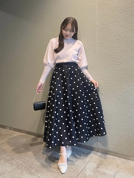 Rikoさん（骨格ナチュラル・レディース・158cm）の秋コーディネート