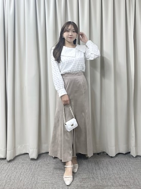 「ブラウスコーデ」｜Rikoさん（レディース・158cm）の秋コーディネート