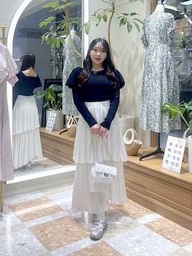 Rikoさん（レディース・158cm）の春コーディネート