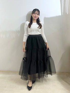 Rikoさん（骨格ナチュラル・レディース・158cm）の夏コーディネート