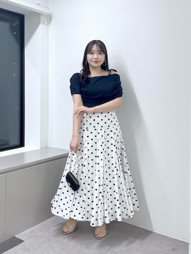 「アシンメトリー」｜Rikoさん（レディース・158cm）の春コーディネート