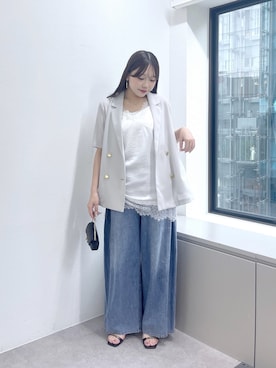 Rikoさん(レディース・158cm)の春コーディネート