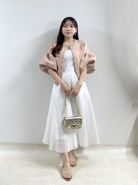 「アイテム（スカート）」を使った、Rikoさん（レディース・158cm）の夏コーディネート