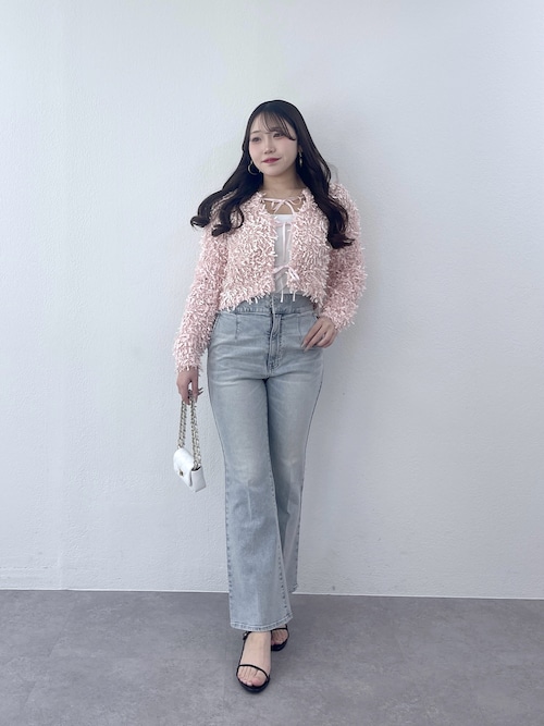 セール】【着映え最強TOPS】テープヤーン前後2WAYカーディガン