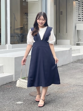 Rikoさん(レディース・158cm)の夏コーディネート