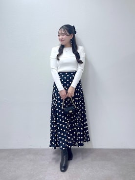 Rikoさん（レディース・158cm）の冬コーディネート