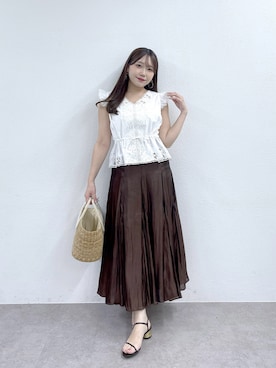 Rikoさん(レディース・158cm)の夏コーディネート