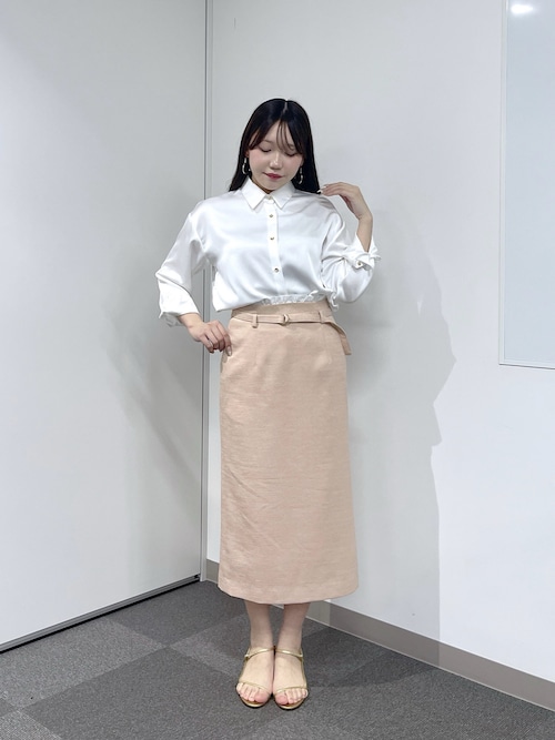bonbon サテンセーラーブラウス La boutique Bonbon（ラブティックボンボン） ブラウス シャツ 「美人