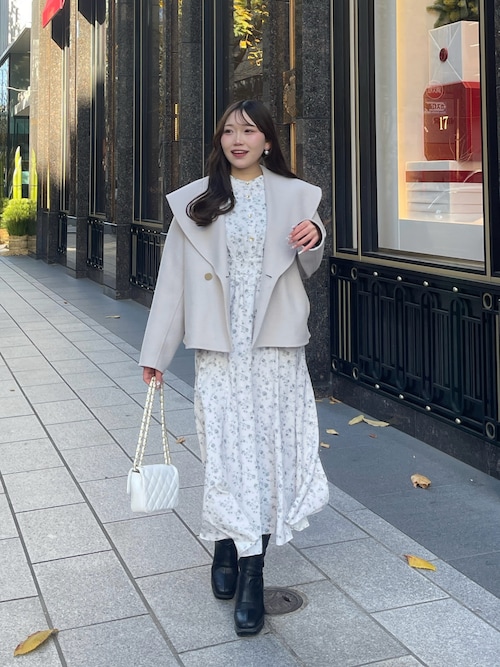 今すぐお届け！・最強愛されワンピース】小花プリントマーメイド
