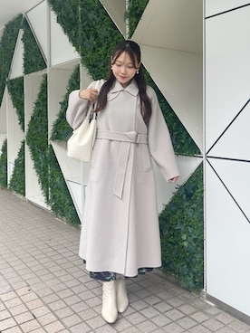 「アイテム（その他アウター）」を使った、Rikoさん（レディース・158cm）の秋コーディネート