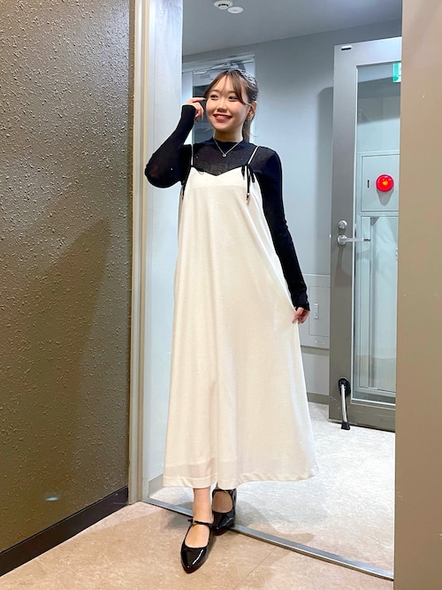 セール】【愛されワンピース】ベロアキャミワンピース（ワンピース