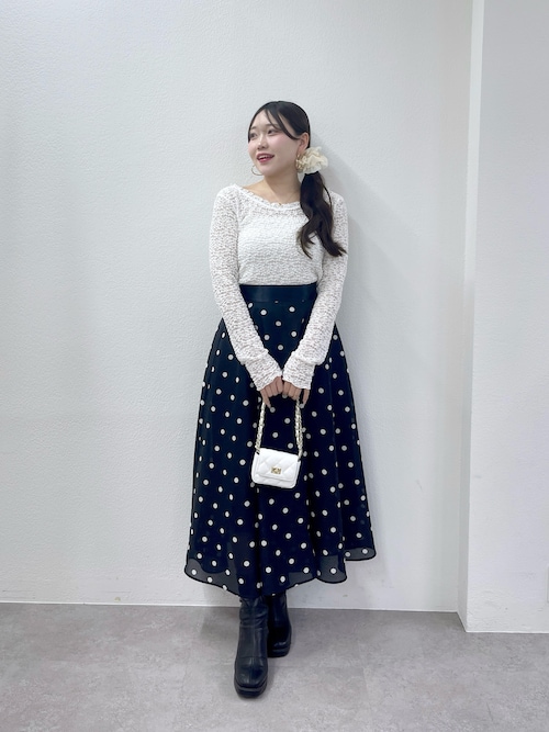 ラブティックボンボン　オーガンサーキュラースカート La boutique Bonbon（ラブティックボンボン） スカート 「名品・最強