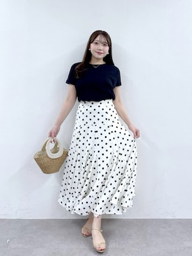 Rikoさん(レディース・158cm)の春コーディネート