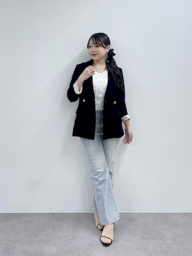 Rikoさん（レディース・158cm）の冬コーディネート