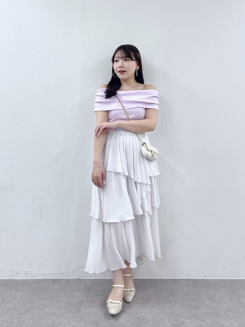 セール】【今すぐお届け！・女子力UP】イレヘムプリーツティアード