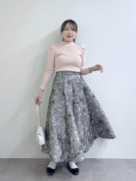 「ピンクニット」｜Rikoさん（レディース・158cm）の秋コーディネート