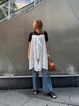 「アイテム（ワンピース/ドレス）」を使った、rinrinさん（レディース・157cm・20代）の夏コーディネート
