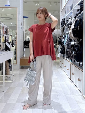 「GLOBAL WORK（グローバルワーク）のアイテム」を使った、asamiさん（レディース・161cm）の夏コーディネート