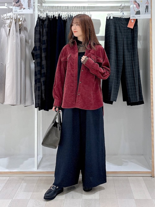 セール】アソートギャザーワイドサロペ/587823（サロペット