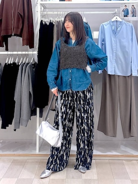 「GLOBAL WORK（グローバルワーク）のアイテム（トップス）」を使った、asamiさん（レディース・161cm）の春コーディネート