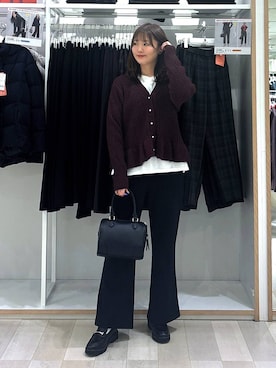 「GLOBAL WORK（グローバルワーク）のアイテム（ベスト）」を使った、asamiさん（レディース・161cm）の秋コーディネート