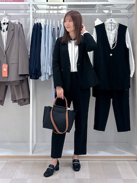 asamiさん（レディース・161cm）の冬コーディネート