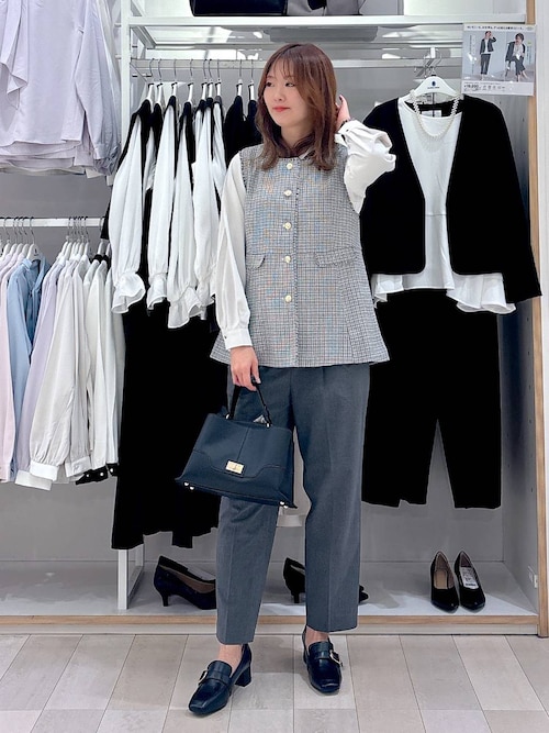 ツイードペプラムジレ/591837（その他アウター）｜GLOBAL WORK