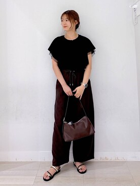 「リラックス」｜asamiさん（レディース・161cm）の夏コーディネート